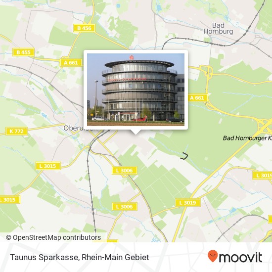 Taunus Sparkasse map