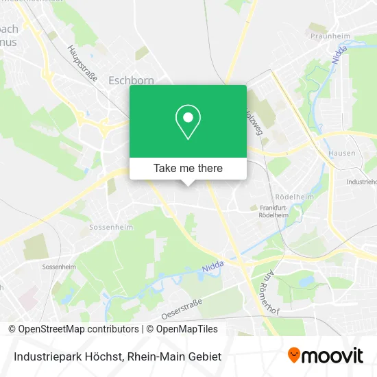 Карта Industriepark Höchst