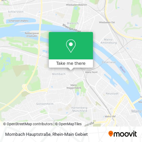 Mombach Hauptstraße map