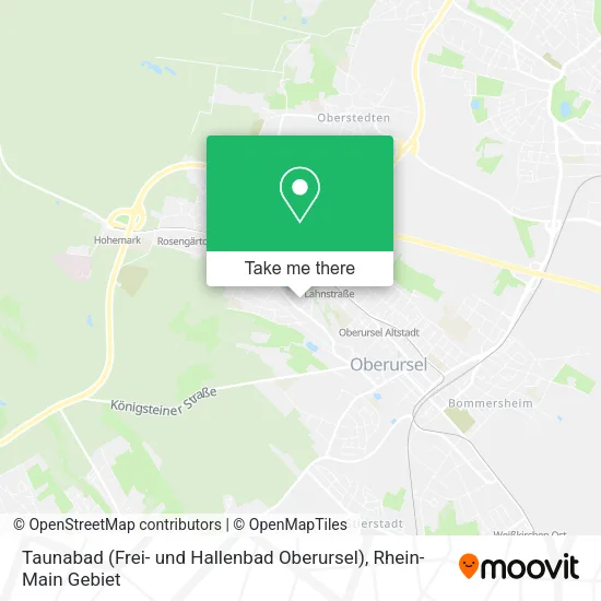 Карта Taunabad (Frei- und Hallenbad Oberursel)