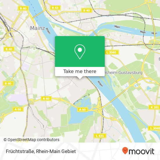 Карта Früchtstraße
