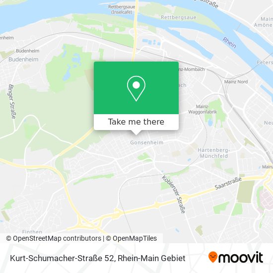 Карта Kurt-Schumacher-Straße 52