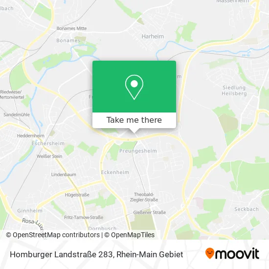 Карта Homburger Landstraße 283