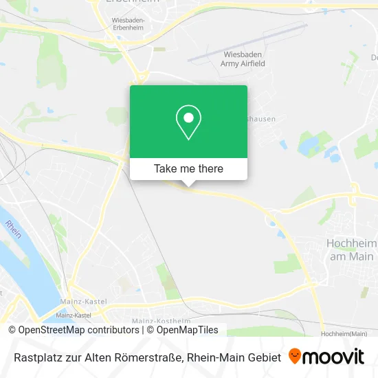 Карта Rastplatz zur Alten Römerstraße