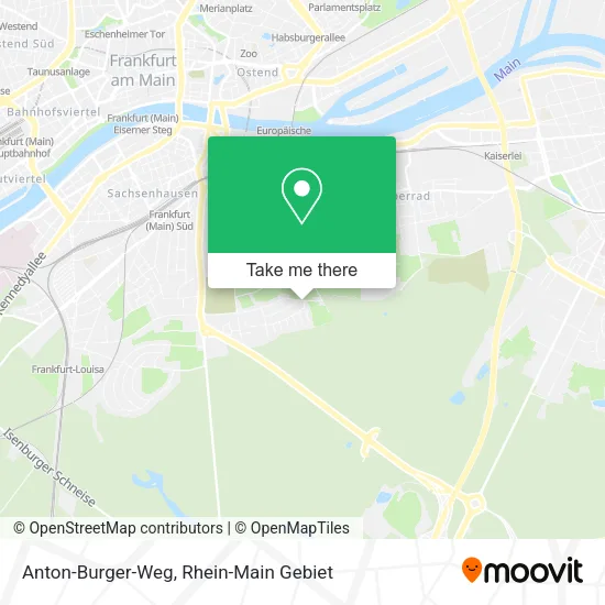 Карта Anton-Burger-Weg