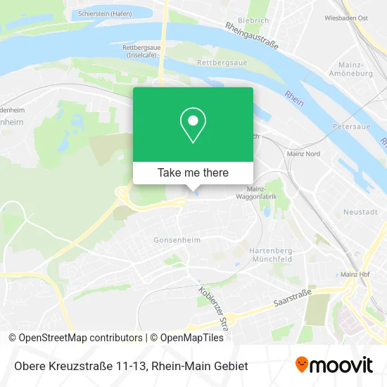 Карта Obere Kreuzstraße 11-13