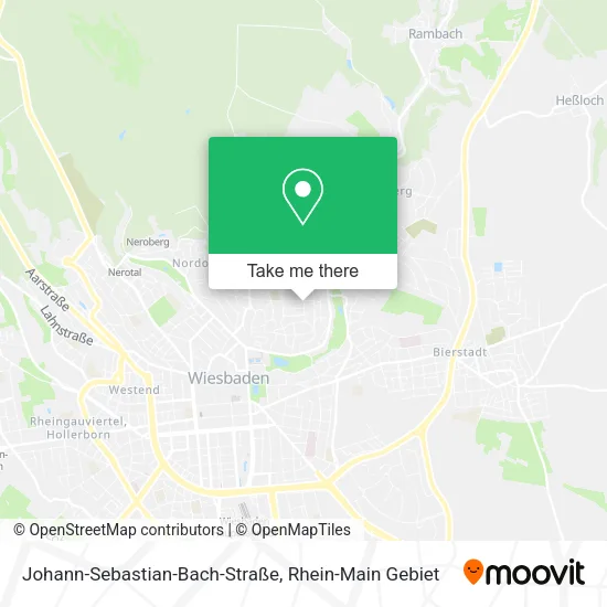 Карта Johann-Sebastian-Bach-Straße