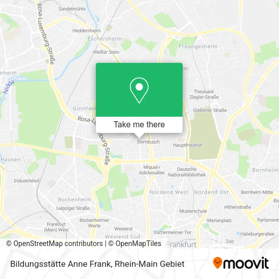 Карта Bildungsstätte Anne Frank