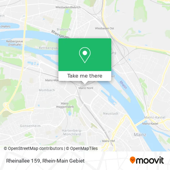 Карта Rheinallee 159