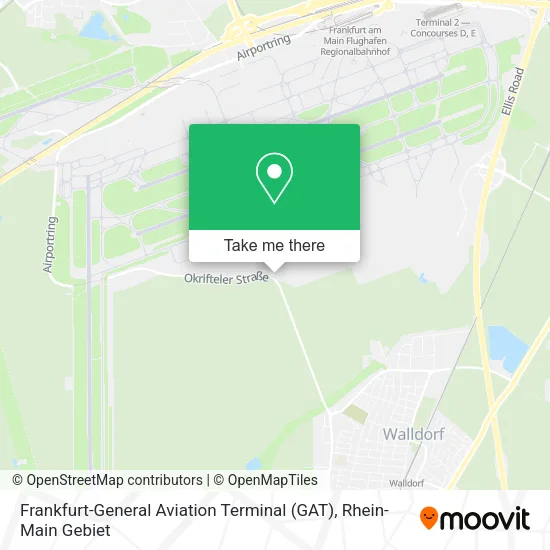 Карта Frankfurt-General Aviation Terminal (GAT)