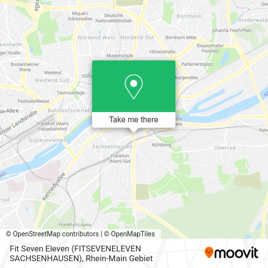 Карта Fit Seven Eleven (FITSEVENELEVEN SACHSENHAUSEN)