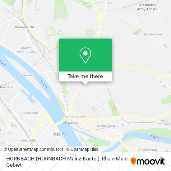 Карта HORNBACH (HORNBACH Mainz-Kastel)