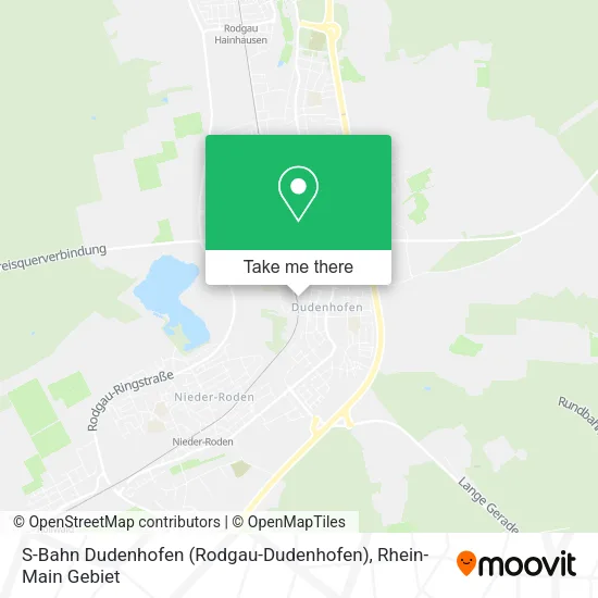 Карта S-Bahn Dudenhofen (Rodgau-Dudenhofen)
