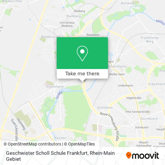 Geschwister Scholl Schule Frankfurt map