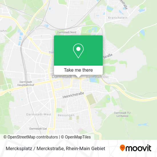 Карта Mercksplatz / Merckstraße