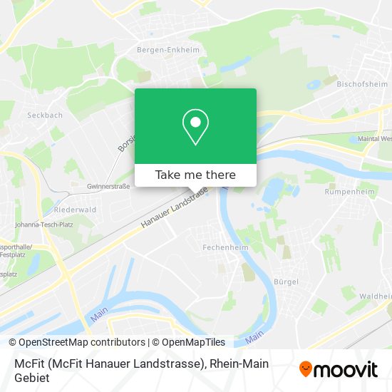 McFit (McFit Hanauer Landstrasse) map