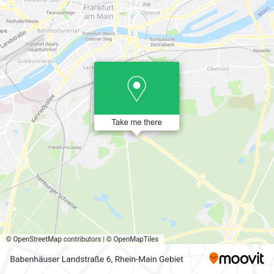 Карта Babenhäuser Landstraße 6