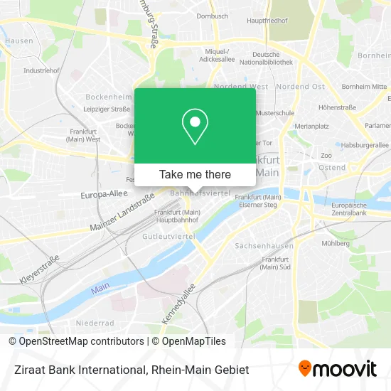 Карта Ziraat Bank International