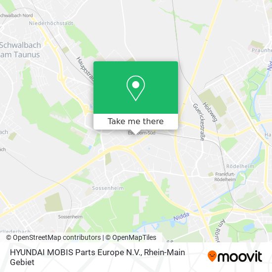 HYUNDAI MOBIS Parts Europe N.V. map