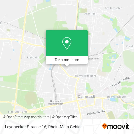Карта Leydhecker Strasse 16