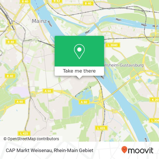 Карта CAP Markt Weisenau