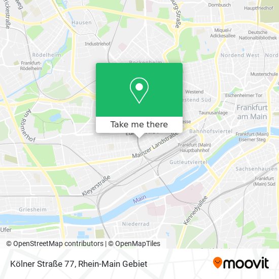 Kölner Straße 77 map
