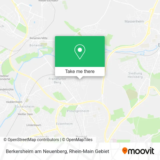 Карта Berkersheim am Neuenberg
