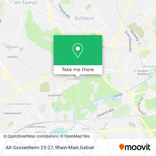 Карта Alt-Sossenheim 25-27