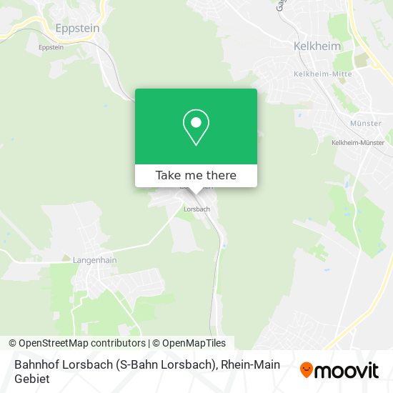 Bahnhof Lorsbach (S-Bahn Lorsbach) map