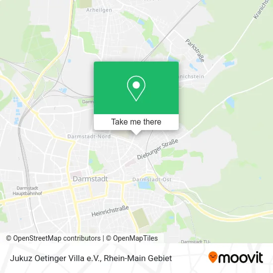 Карта Jukuz Oetinger Villa e.V.
