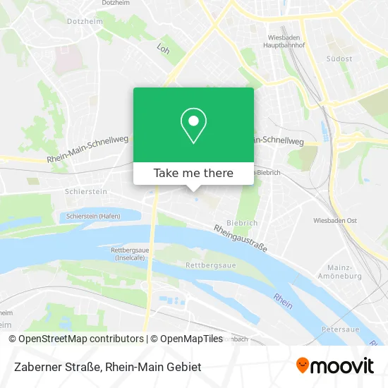 Карта Zaberner Straße