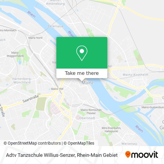 Adtv Tanzschule Willius-Senzer map