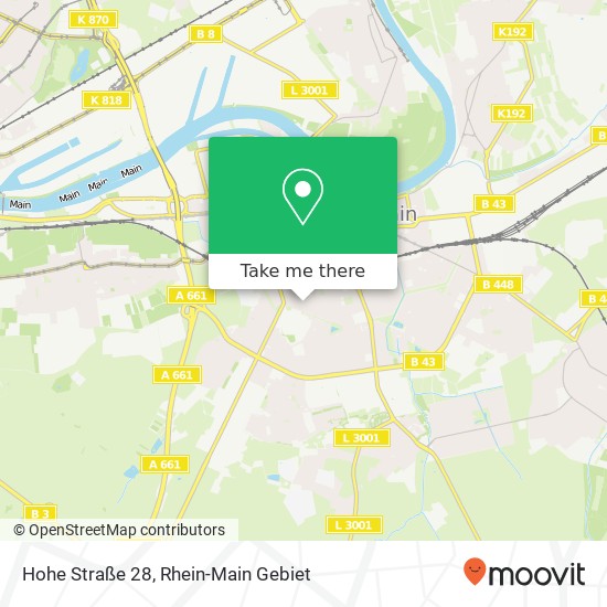 Hohe Straße 28 map