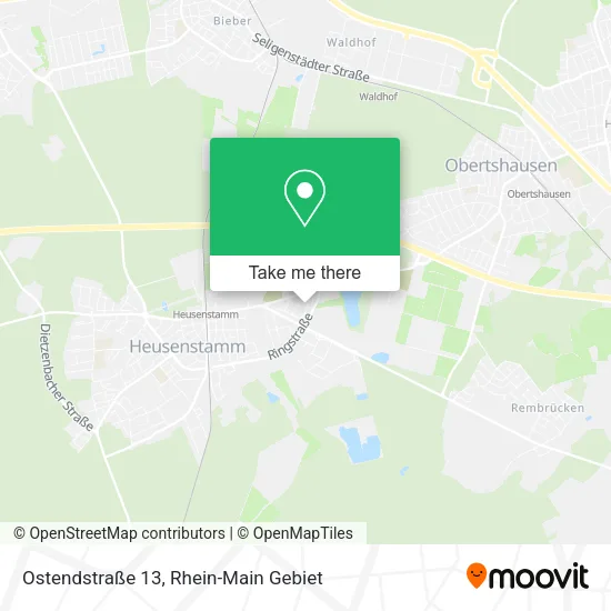 Карта Ostendstraße 13