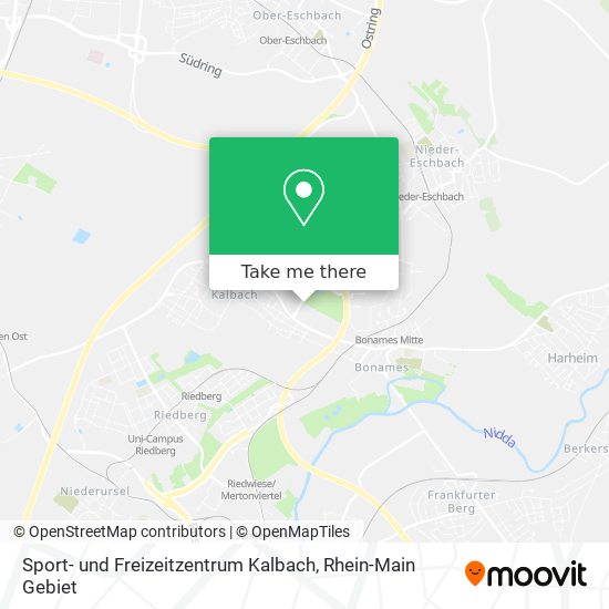 Sport- und Freizeitzentrum Kalbach map