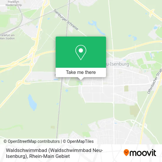 Карта Waldschwimmbad (Waldschwimmbad Neu-Isenburg)
