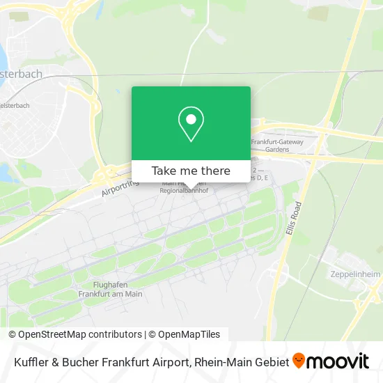 Kuffler & Bucher Frankfurt Airport map