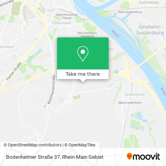 Карта Bodenheimer Straße 37
