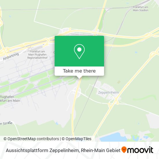 Aussichtsplattform Zeppelinheim map