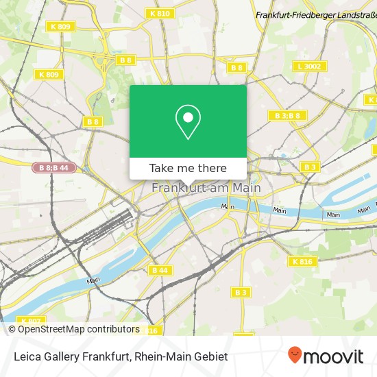 Leica Gallery Frankfurt map