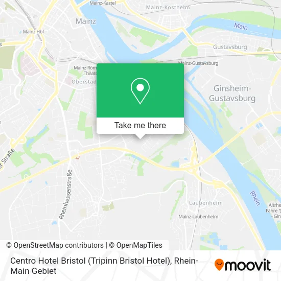 Карта Centro Hotel Bristol (Tripinn Bristol Hotel)