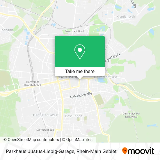 Карта Parkhaus Justus-Liebig-Garage