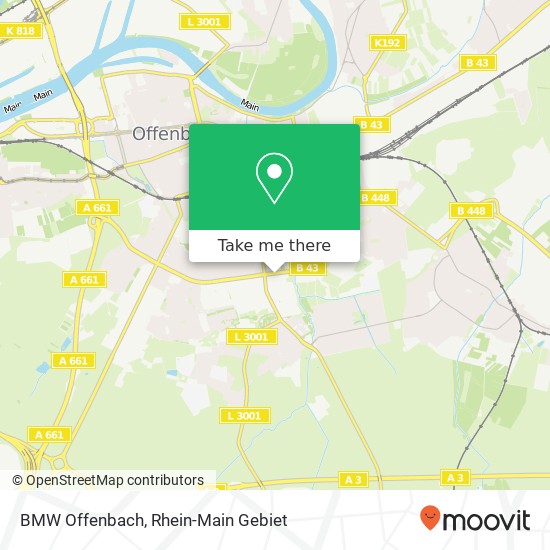 BMW Offenbach map