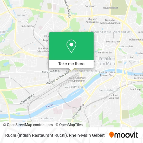 Карта Ruchi (Indian Restaurant Ruchi)