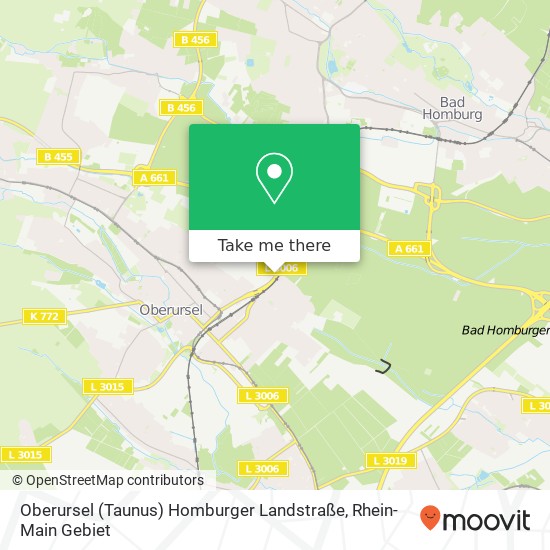 Oberursel (Taunus) Homburger Landstraße map