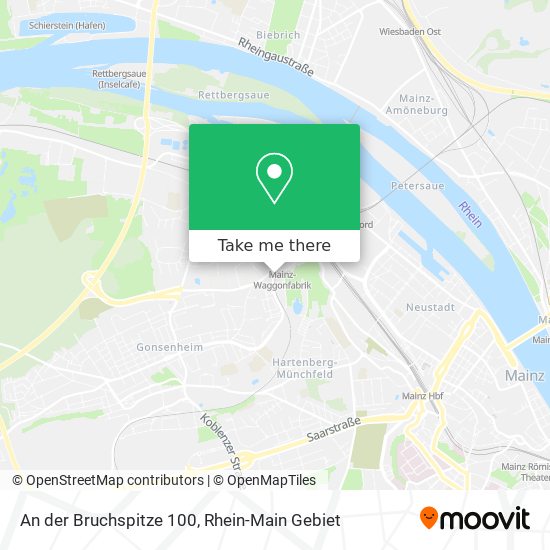 Карта An der Bruchspitze 100
