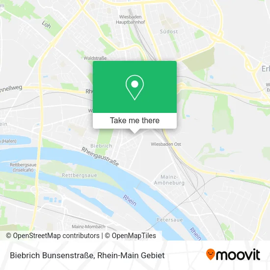 Карта Biebrich Bunsenstraße