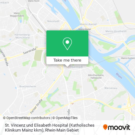 St. Vincenz und Elisabeth Hospital (Katholisches Klinikum Mainz kkm) map