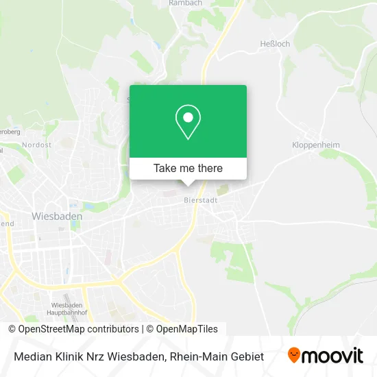 Карта Median Klinik Nrz Wiesbaden
