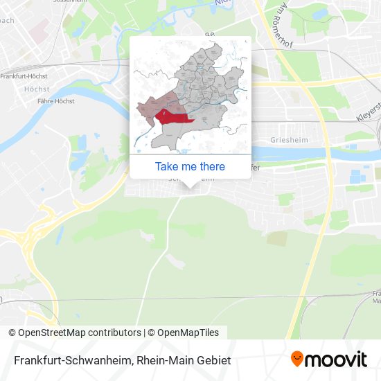 Frankfurt-Schwanheim map